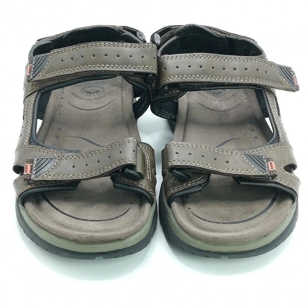 Earth Spirit Shoes Mens Sandals Brown Gelron Hiking Terrain Trail River 7